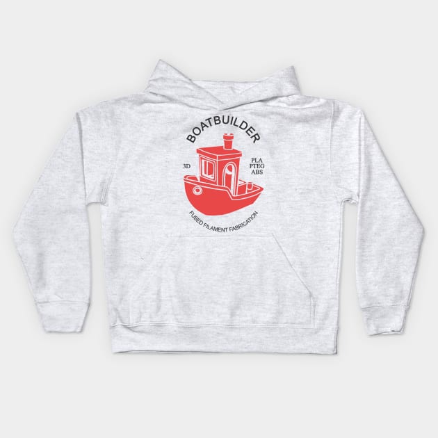 Boatbuilder Kids Hoodie by Fibre Grease